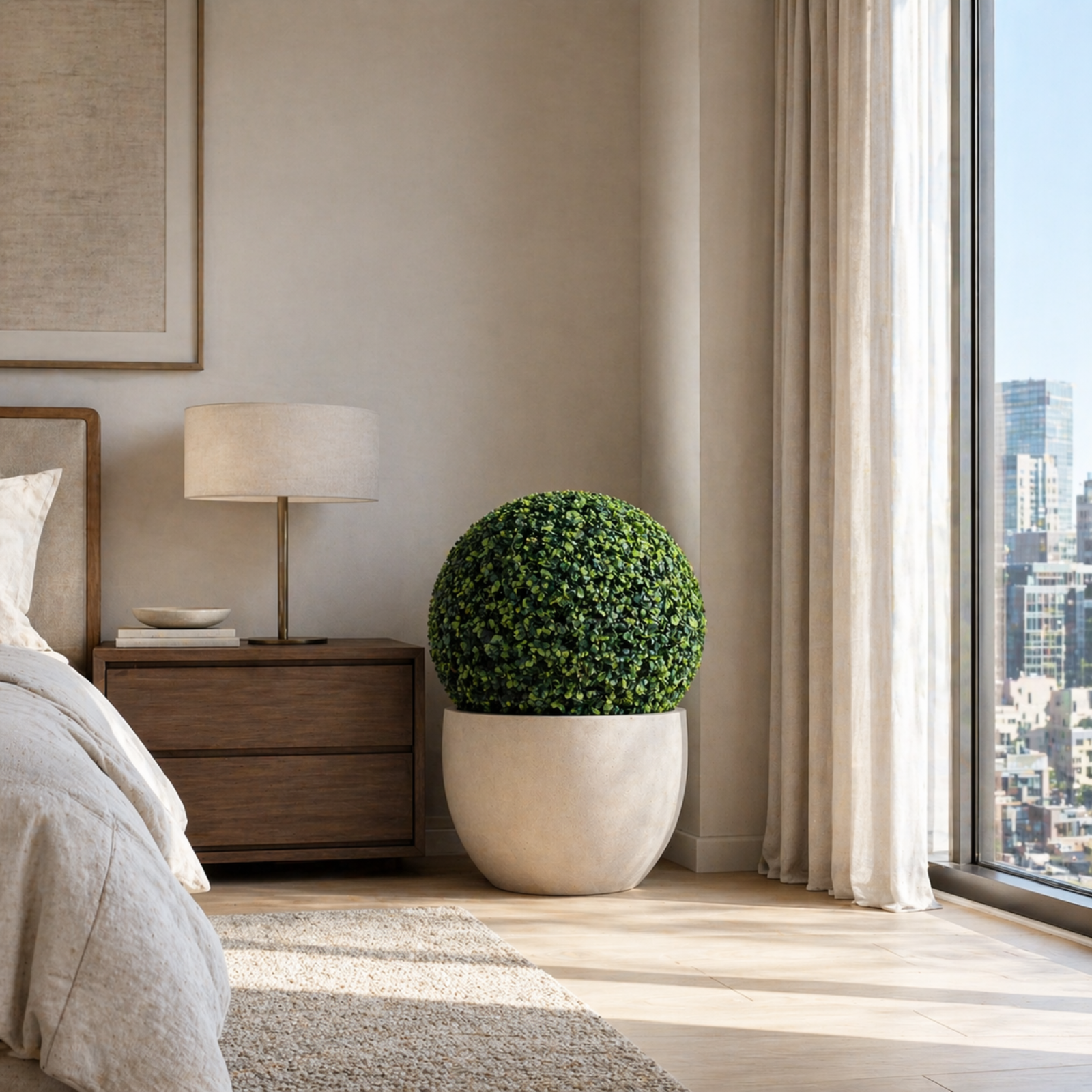 Artificial boxwood balls