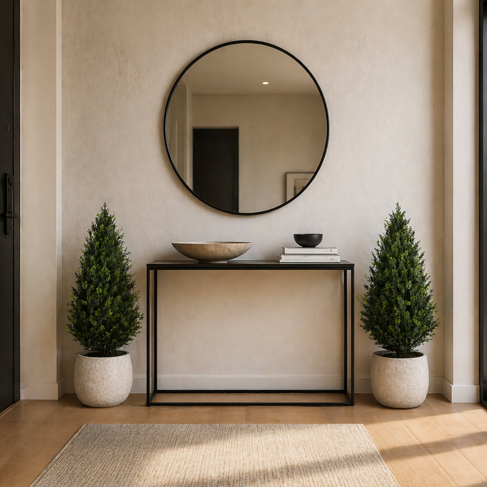 Artificial cedar tree pairs